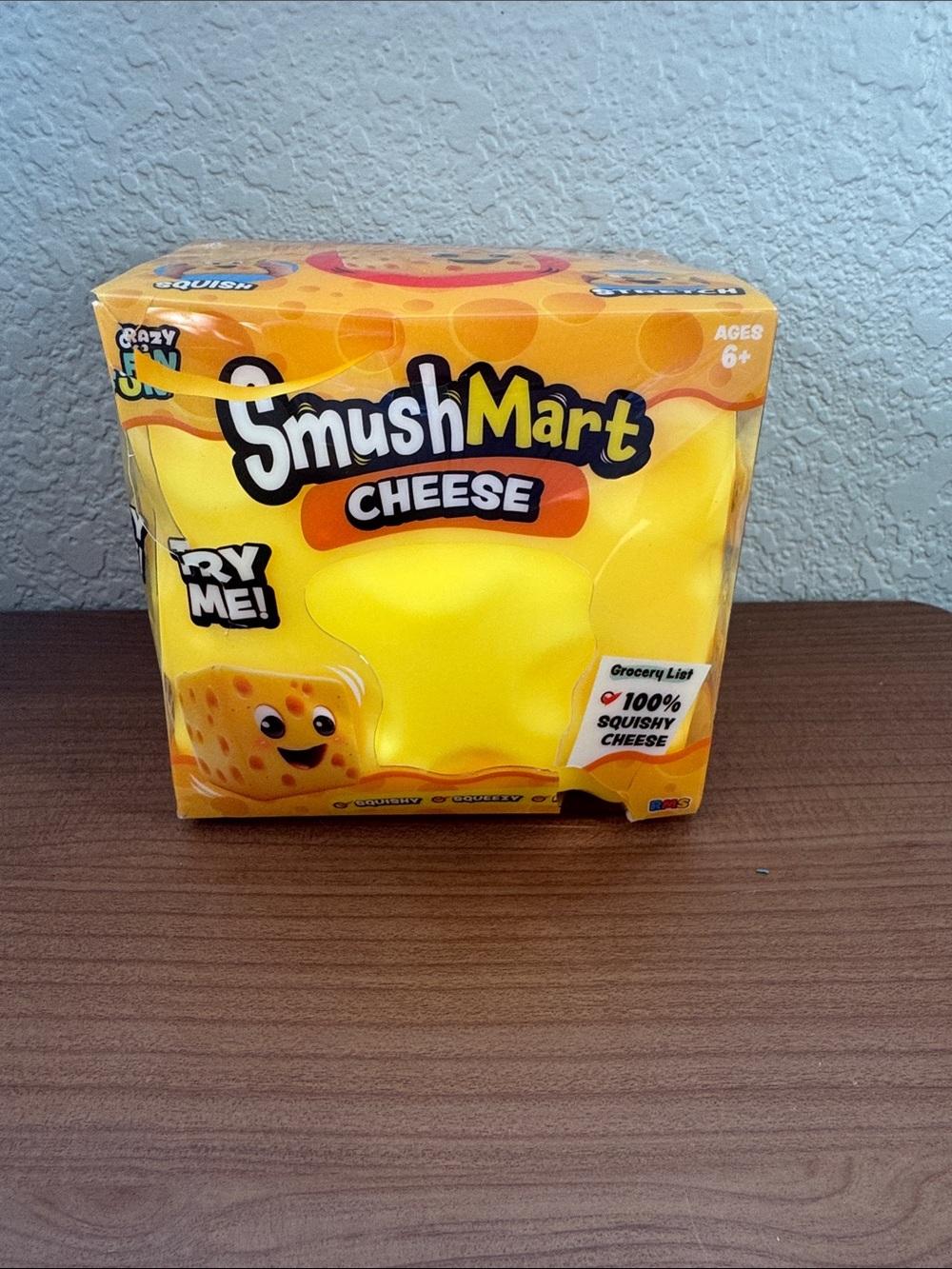 Smushmart Cheese Squishy Toy
